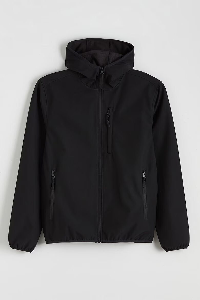 LC WAIKIKI Яке със Softshell и качулка Черен