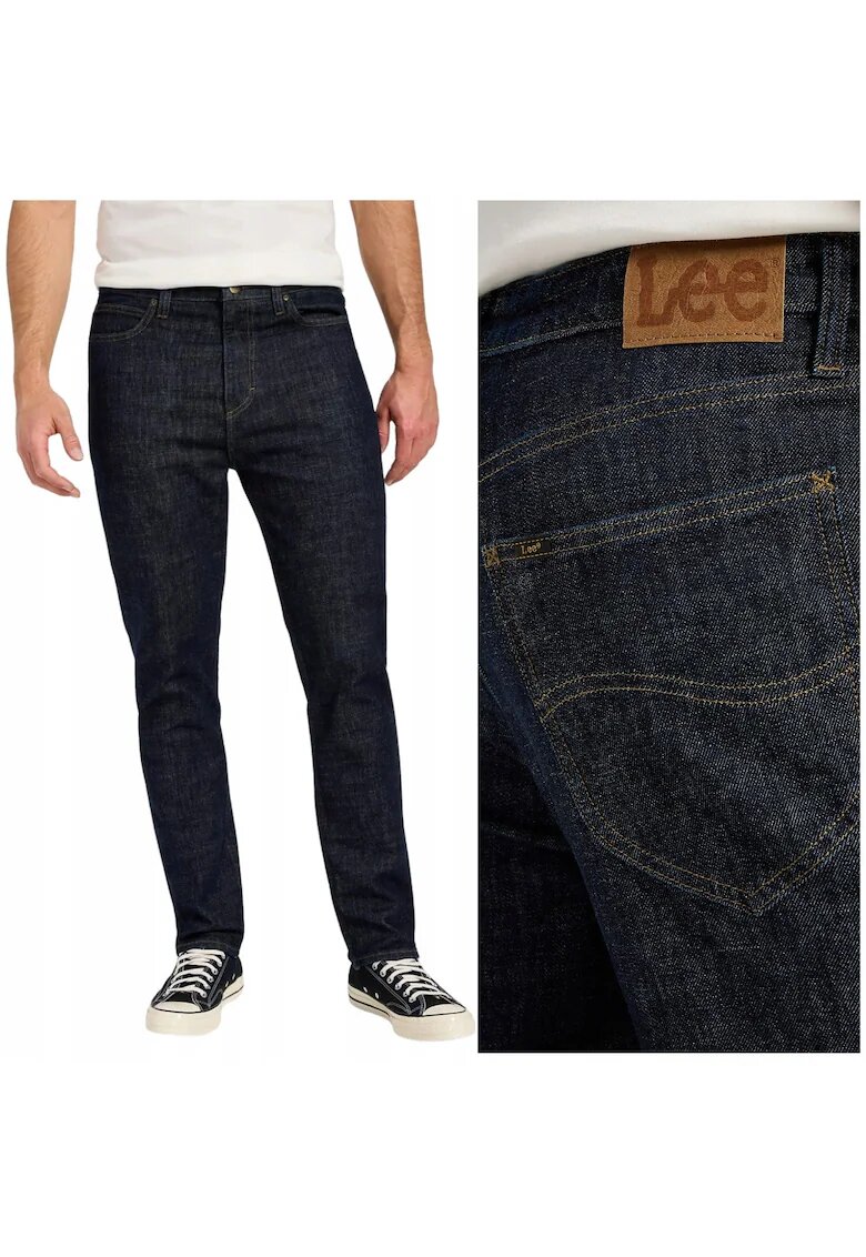 Lee Blugi Austin Regular Tapered - тъмносин - W32 L34 - средна талия - стеснени крачолища крачо крачо крачоли