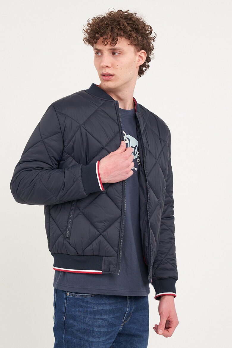 Lee Cooper Бомбър яке с джобове с цип Ултрамарин синьо