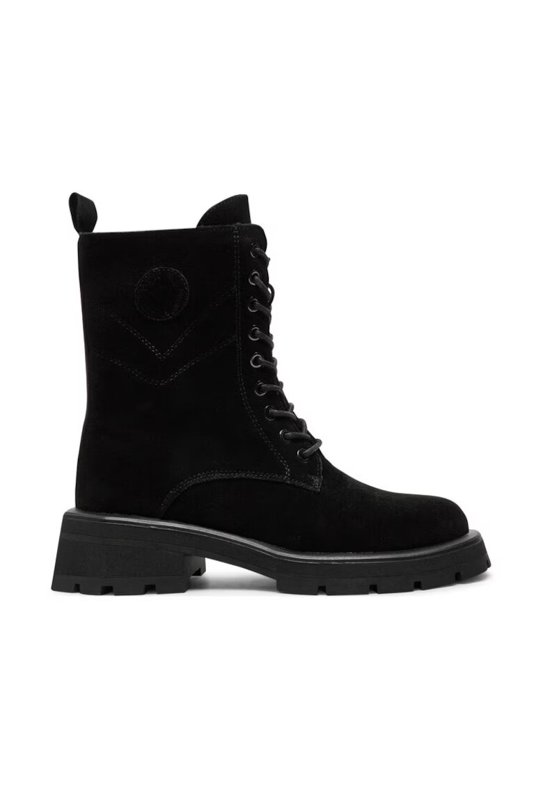 Lee Cooper Ботуши LCJ-24-01-2982LA Черни - Естествена кожа