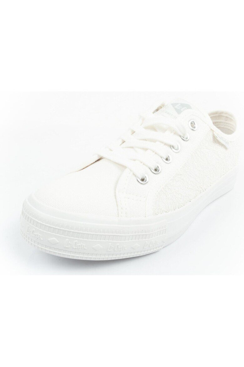 Lee Cooper Дамски маратонки с брокат и връзки бели [LCW-25-31-3422L Бял