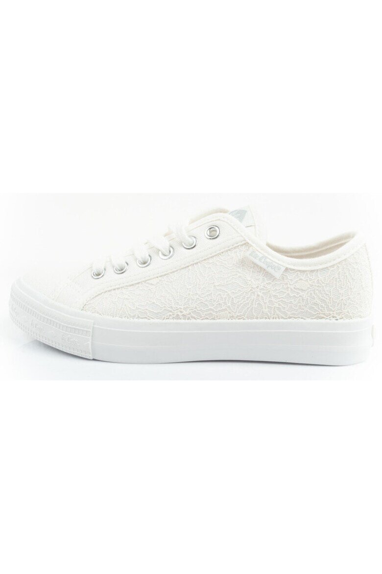 Lee Cooper Дамски маратонки с брокат и връзки бели [LCW-25-31-3422L Бял