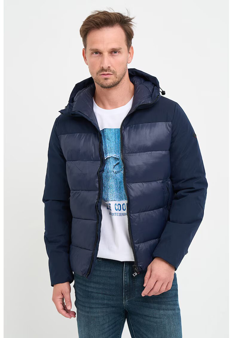 Lee Cooper Капитонирано зимно яке с качулка