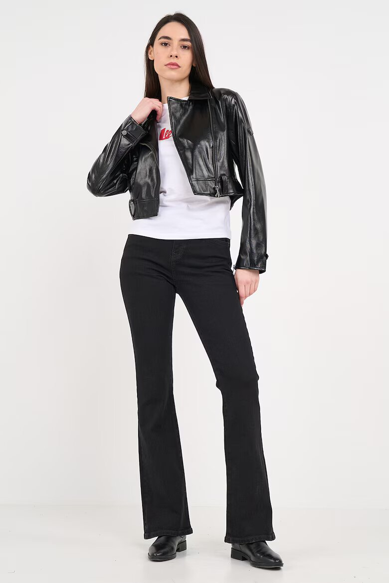 Lee Cooper Късо яке с раздвоен ревер Черен
