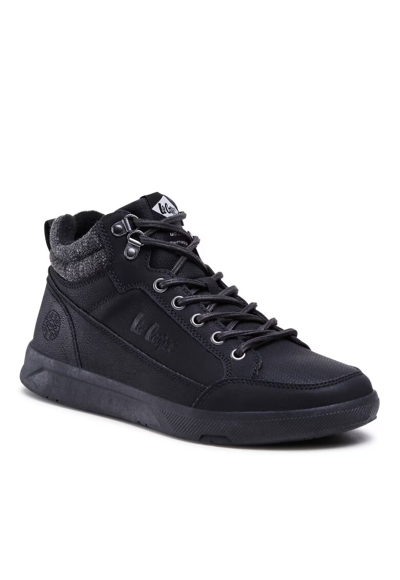 Lee Cooper Мъжки обувки - 301271857 - Еко кожа - Черни - Черен