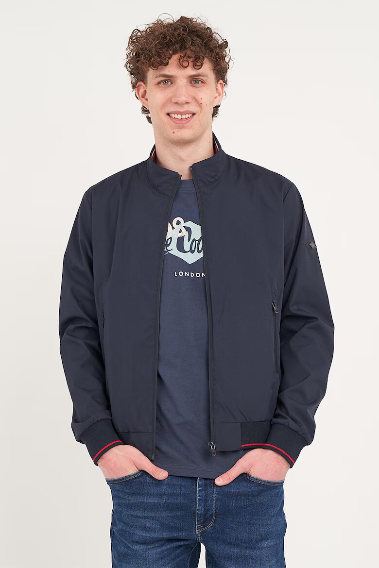 Lee Cooper Олекотено яке с джобове с цип Тъмносин