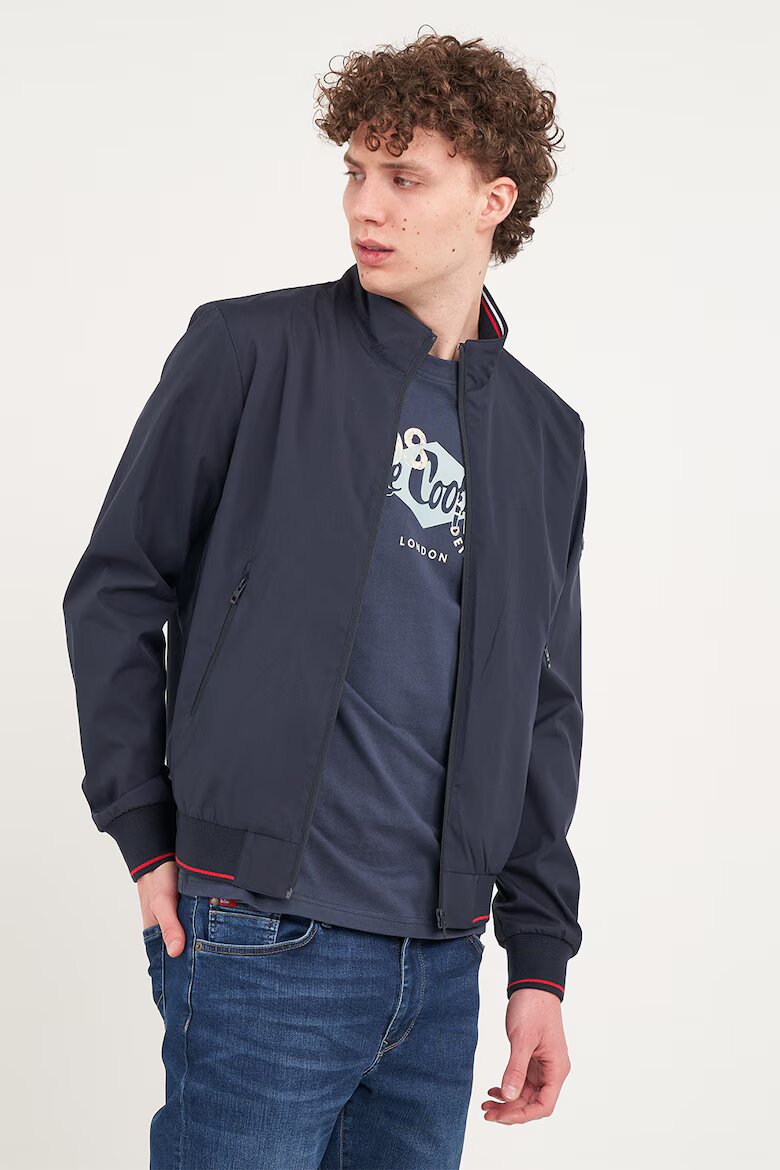 Lee Cooper Олекотено яке с джобове с цип Тъмносин