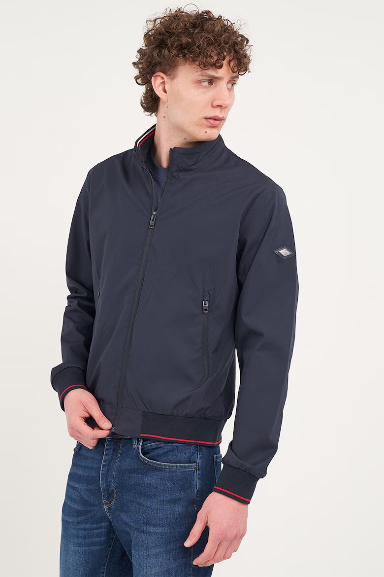 Lee Cooper Олекотено яке с джобове с цип Тъмносин