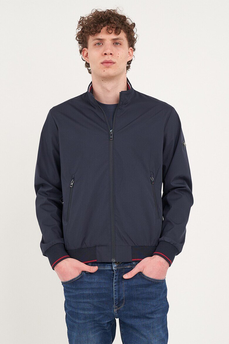 Lee Cooper Олекотено яке с джобове с цип Тъмносин
