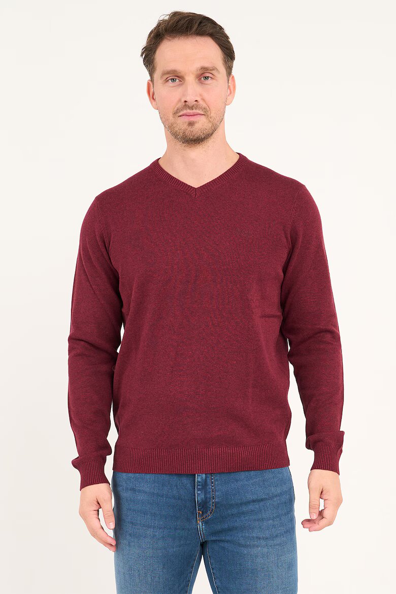 Lee Cooper Пуловер с шпиц Червен