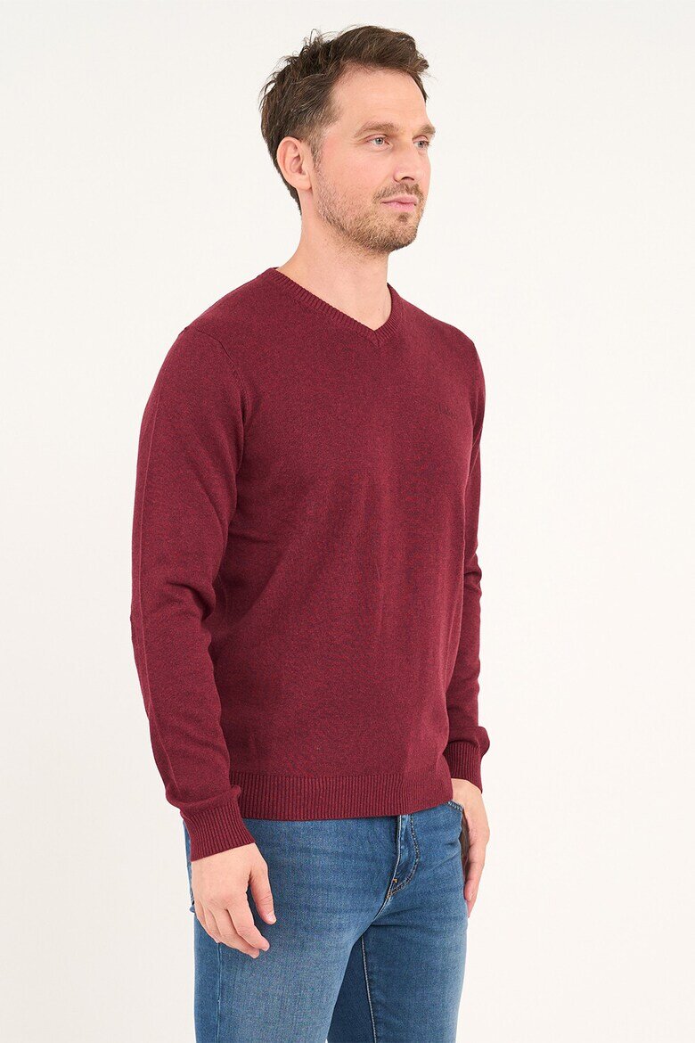 Lee Cooper Пуловер с шпиц Червен
