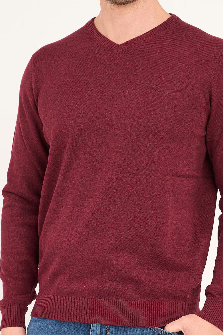 Lee Cooper Пуловер с шпиц Червен