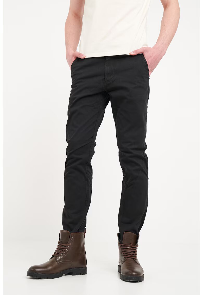 Lee Cooper Скосен панталон със средна талия