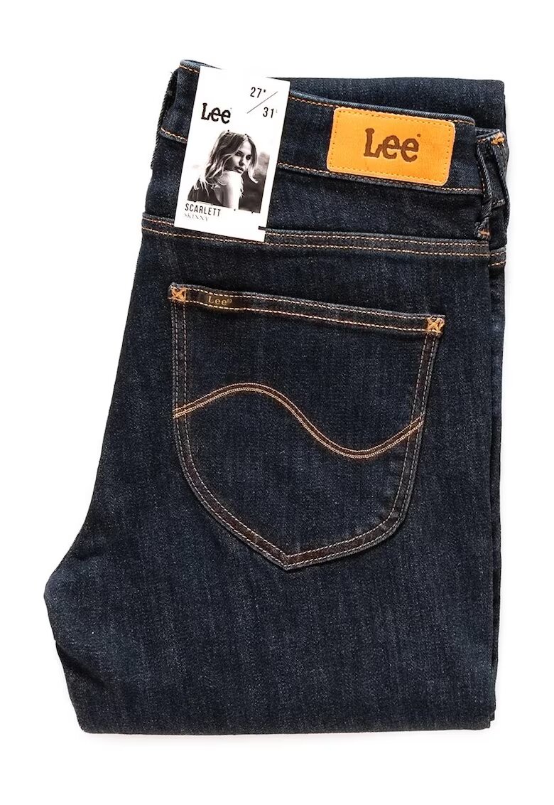 Lee Дамски дънки - 26840-44 - Памучни - Дълги - Petite - Дънкови - W26-L33 US - Сини