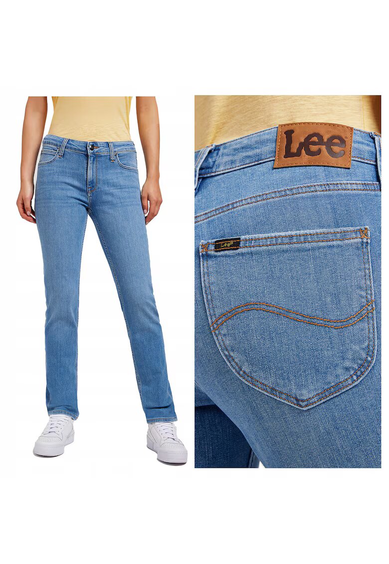 Lee Дамски дънки - Elly - Skinny Fit - Средна талия - 5 джоба - Цип - Дълги - Памук -