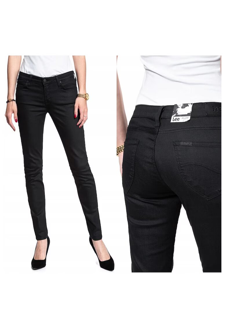 Lee Дамски дънки - Scarlett - 6155-43 - Памучни - Дълги - Petite - Дънкови - W25-L33 US - Черни