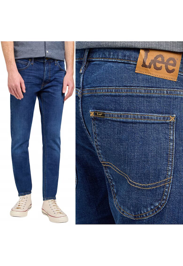 Lee Дънки Luke slim tapered - мъжки - тъмносини - W32 L34