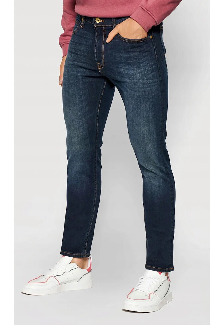 Lee Дънки Luke Slim Tapered - тъмносини - slim fit - екстра еластични - комплект панталони.