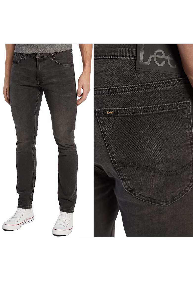 Lee Дънки Luke Slim Tapered тъмносиви L36 - средна талия