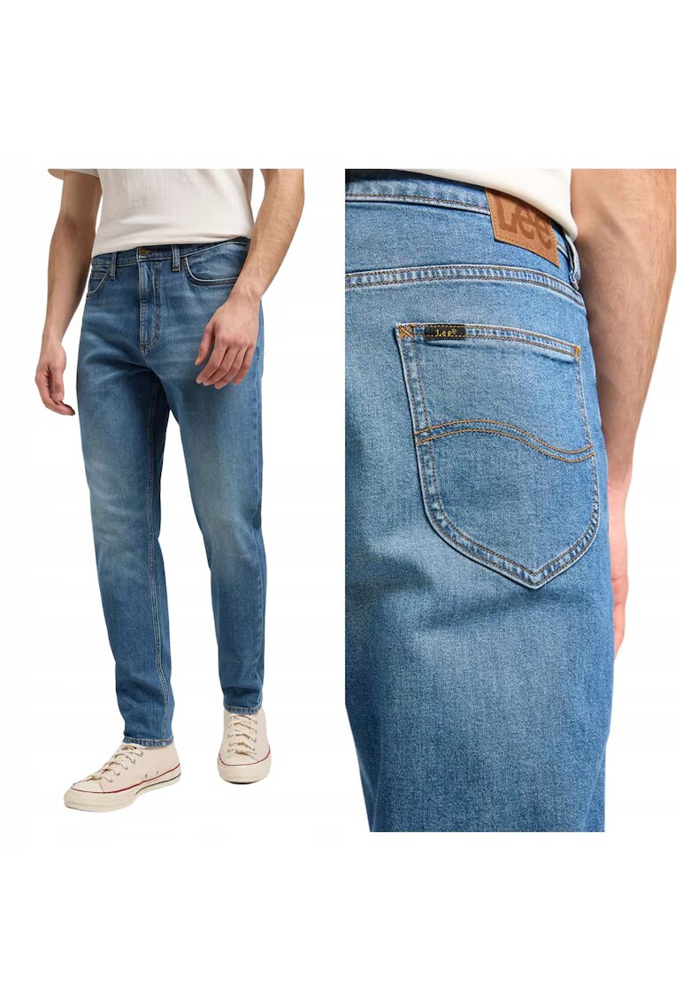 Lee Мъжки дънки - Austin - Slim Fit - Средна талия - Дълги - Цип - 5 джоба - Памук