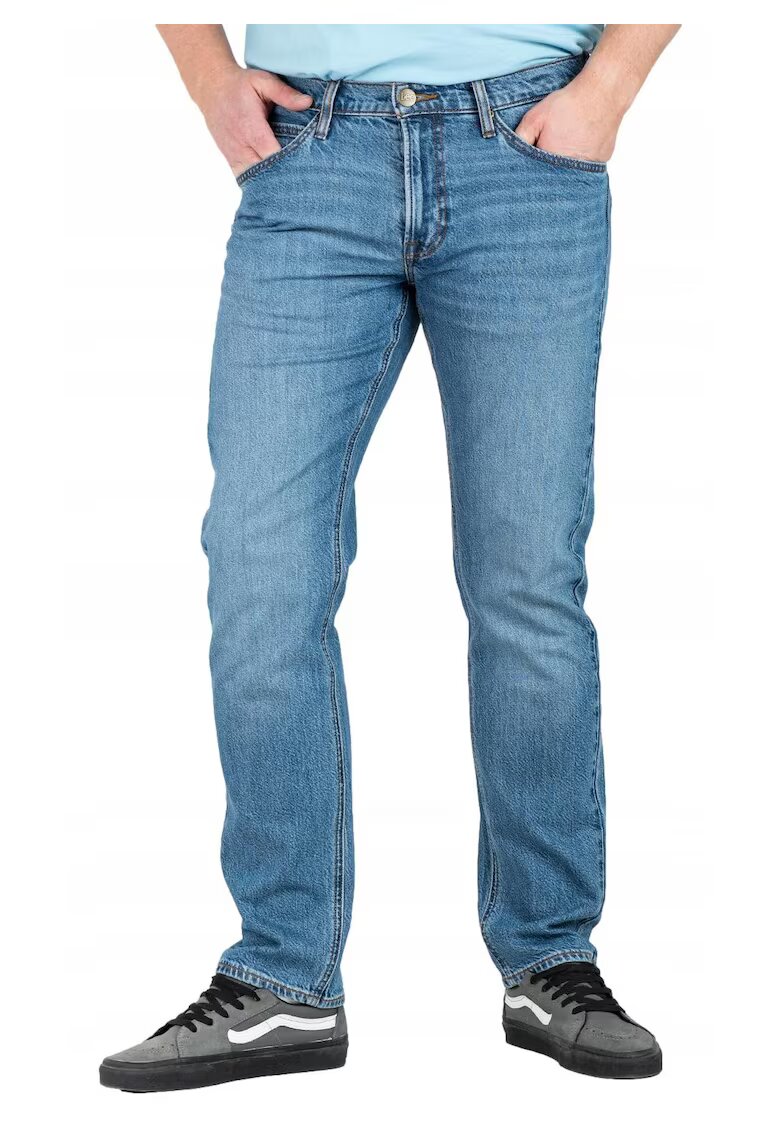 Lee Мъжки дънки - Daren Zip Fly - Slim Fit - Талия - 5 джоба - Цип - dwqfqwДълги - Памук -