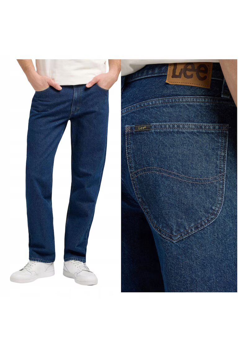 Lee Мъжки дънки - Haden - Slim Fit - Средна талия - 5 джоба - Цип - Дълги - Памук -