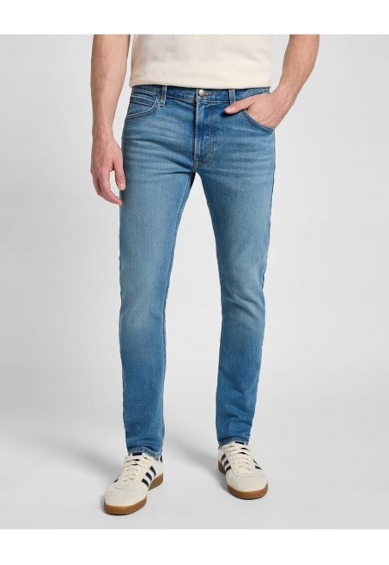 Lee Мъжки дънки - Luke - Slim Fit - Средна талия - 5 джоба - Цип - Дълги - Памук - W30-L34 US