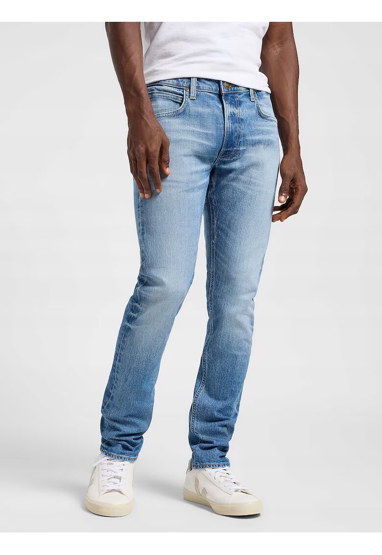 Lee Мъжки дънки - Luke - Slim Fit - Средна талия - 5 джоба - Цип - Дълги - Памук - W36-L34 US