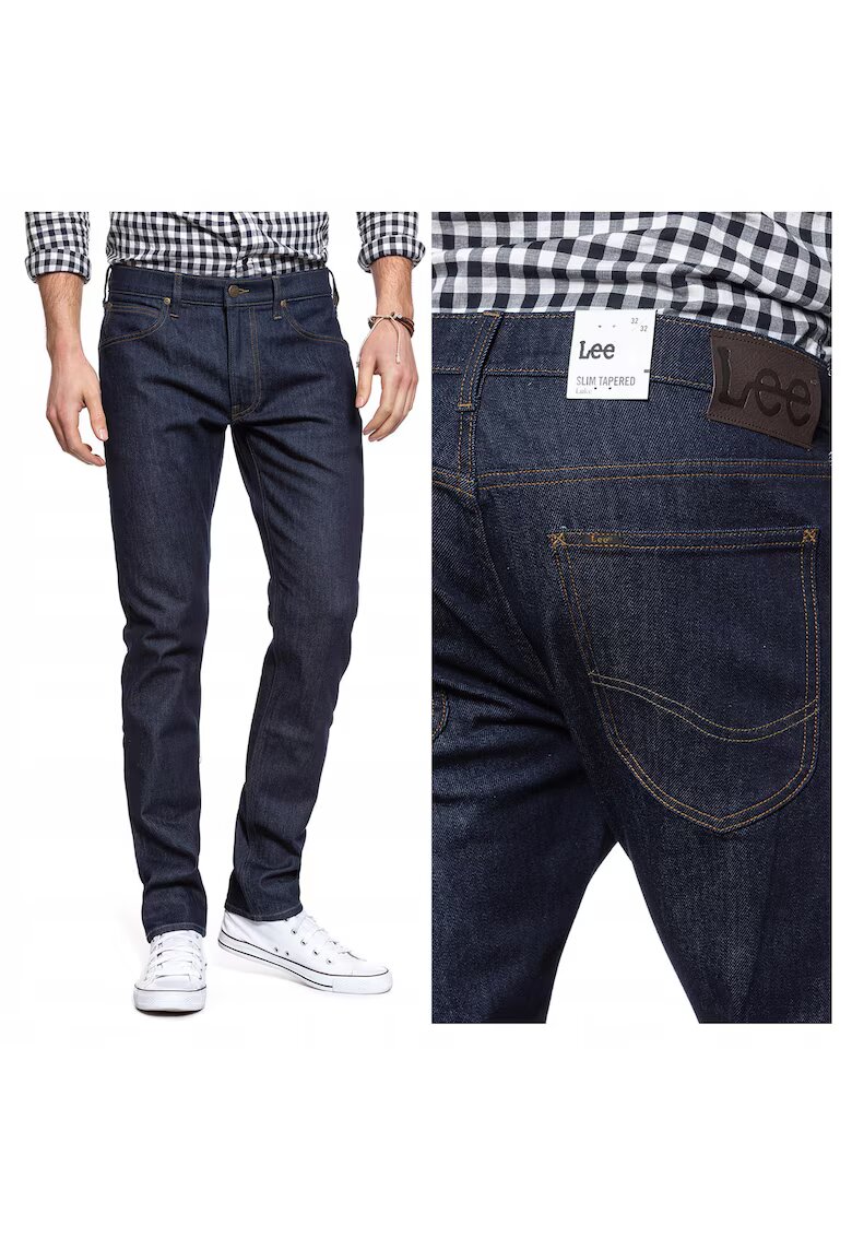 Lee Мъжки дънки - Luke - Slim Fit - Средна талия - Цип - Дълги - 5 джоба - Памук - W31-L32 US