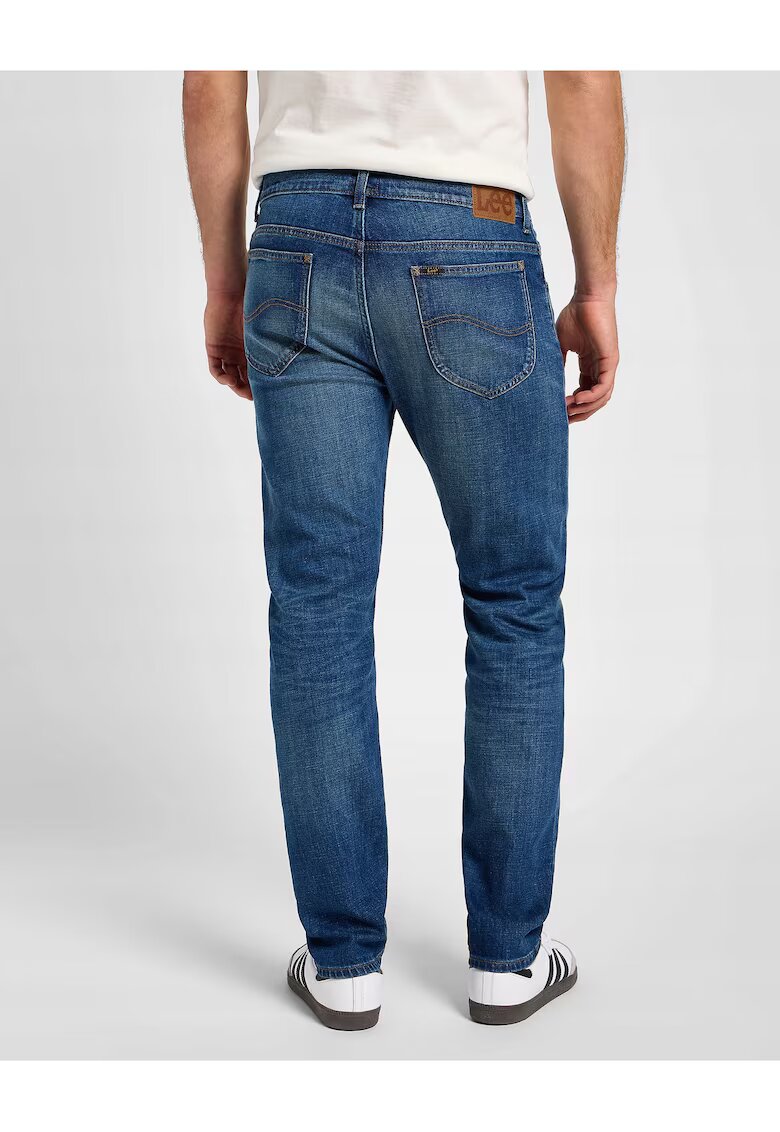Lee Мъжки дънки - Rider - Slim Fit - Средна талия - 5 джоба - Цип - Дълги - Памук