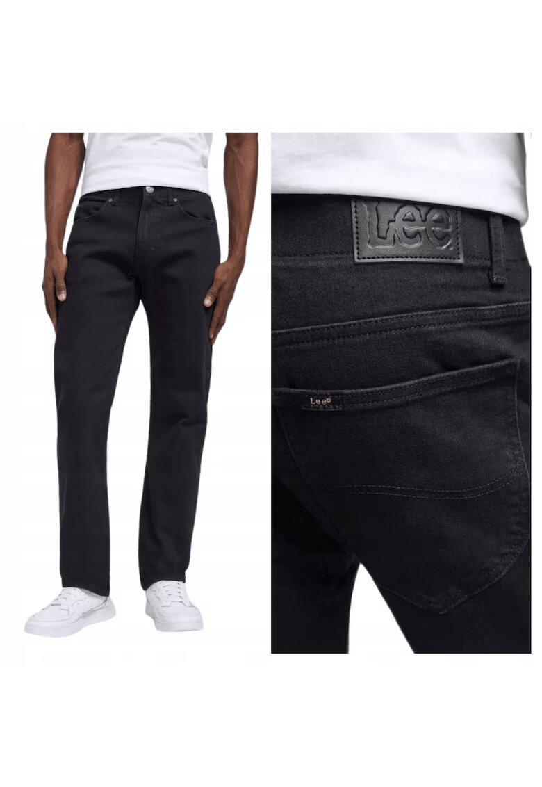 Lee Мъжки дънки - Slim Fit Mvp - Slim Fit - Средна талия - 5 джоба - Цип - Дълги - Памук - W31-L34 US