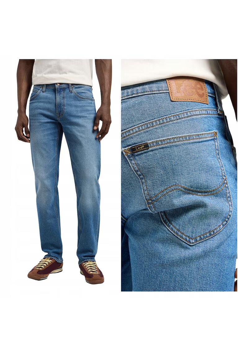 Lee Мъжки панталони Daren Zip Fly Прави дънки Denim Savant W31 L32