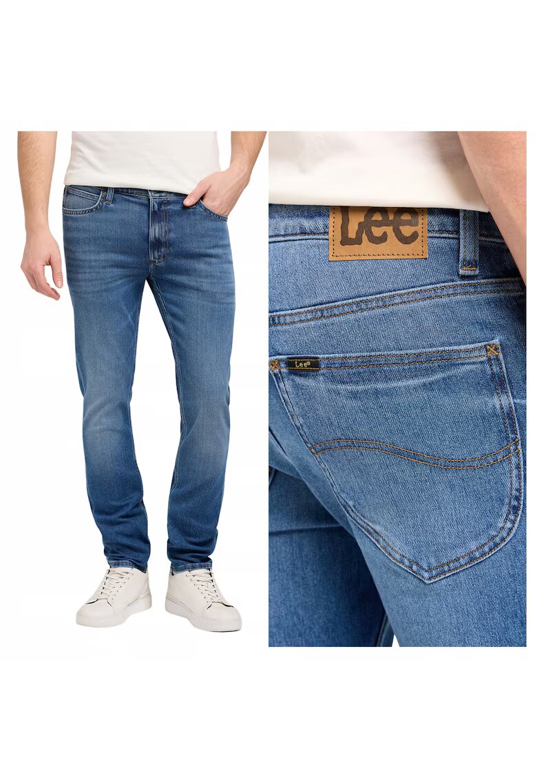 Lee Мъжки панталони Luke Slim Fit Jeans Сини Armstrong