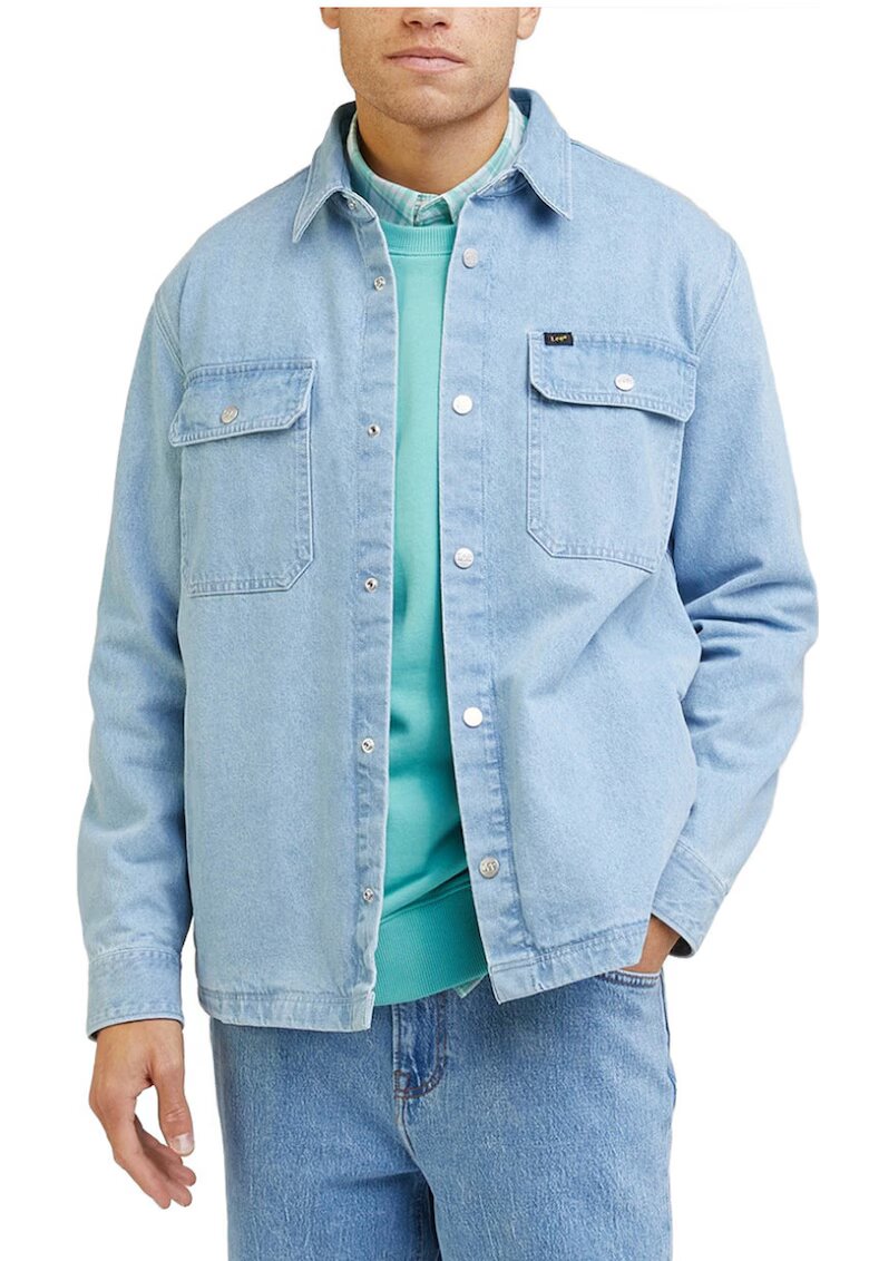 Lee Мъжко дънково яке индигово синьо - памук