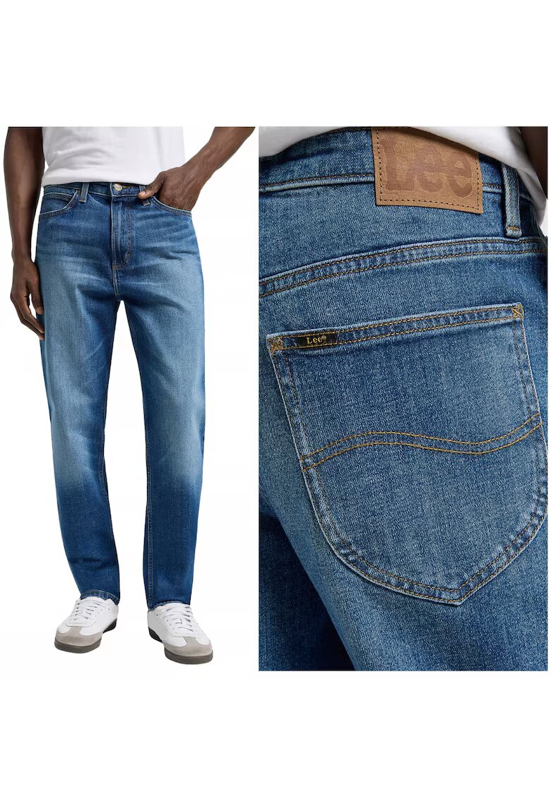 Lee Панталони Austin Regular Tapered - тъмносини