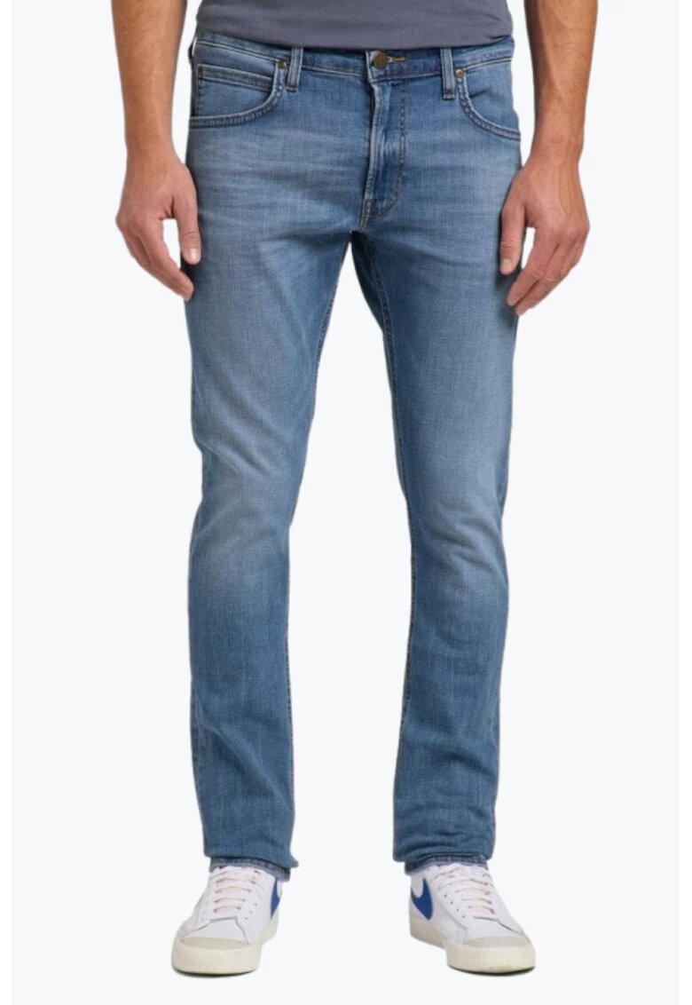 Lee Сини мъжки дънки Slim Tapered Luke