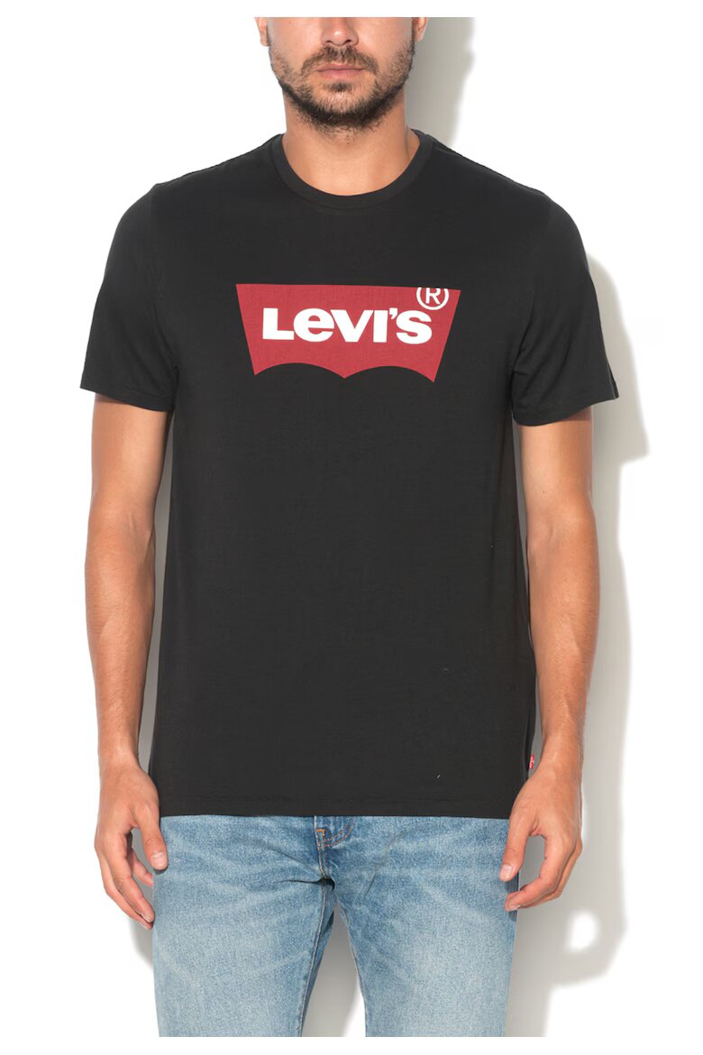 Levi's Черна тениска с лого