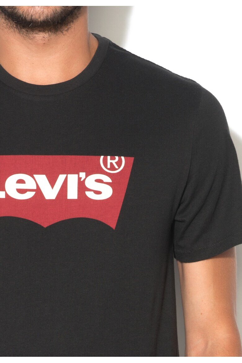 Levi's Черна тениска с лого