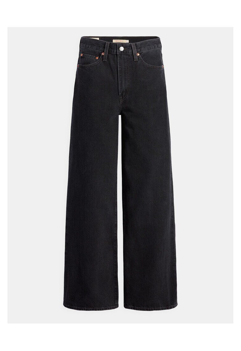 Levi's Дамски широки дънки черни