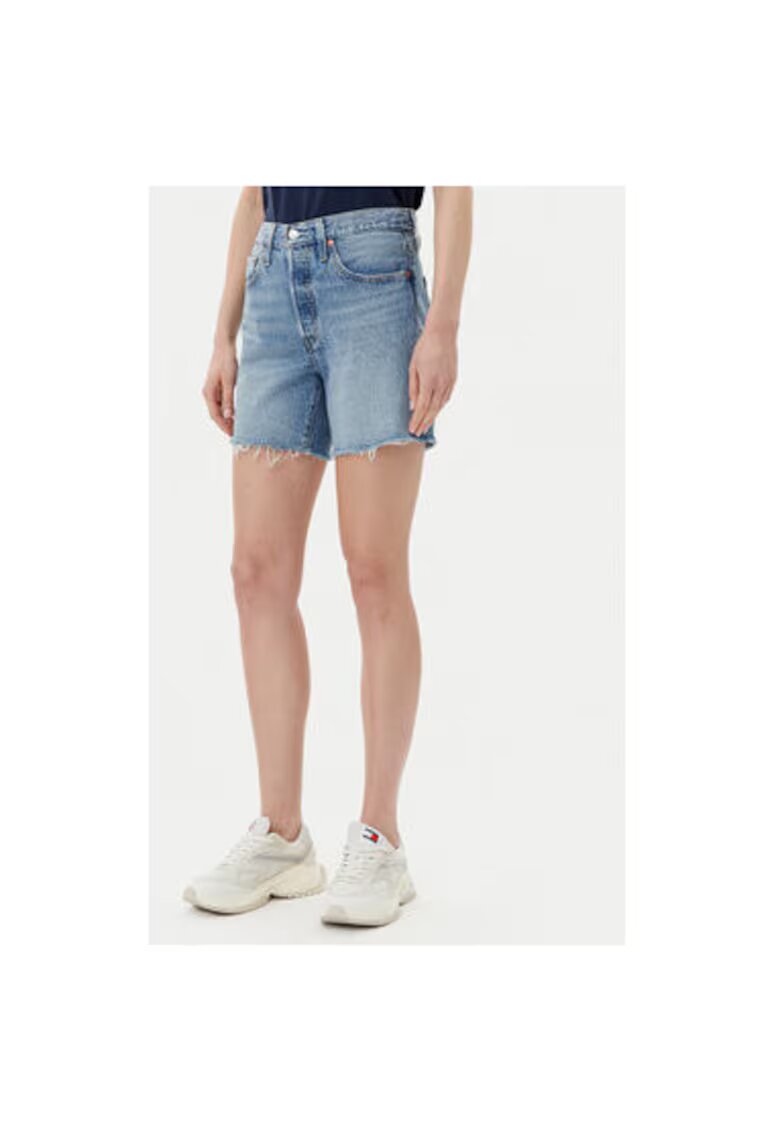Levi's Дамски шорти Levi S - A9296-0001 - Дънкови - Памук/Тенсел -