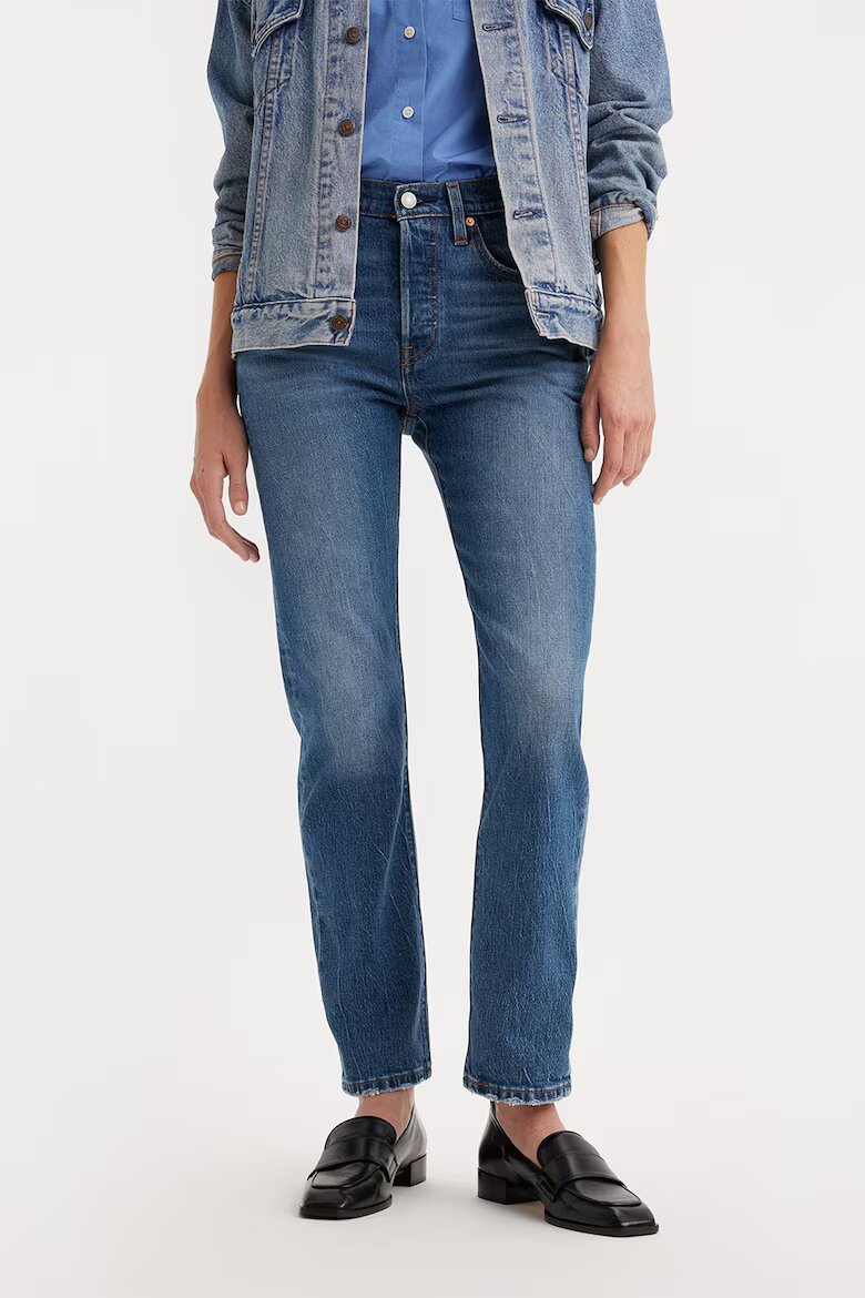 Levi's Дънки 501® със средновисока талия и 5 джоба Тъмносин