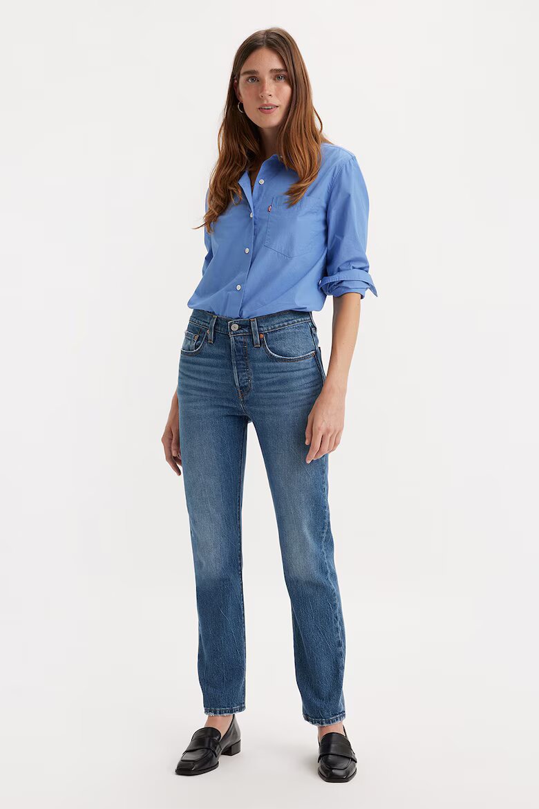 Levi's Дънки 501® със средновисока талия и 5 джоба Тъмносин
