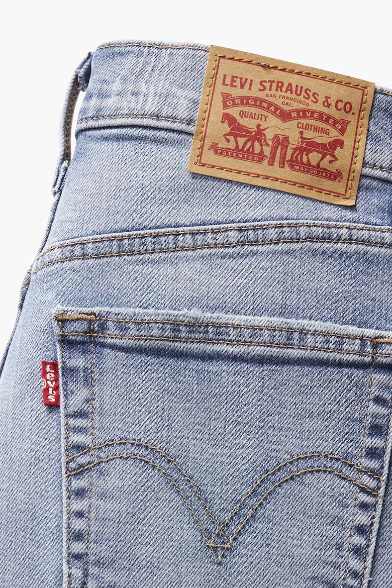 Levi's Дънки Mom с висока талия Светлосин