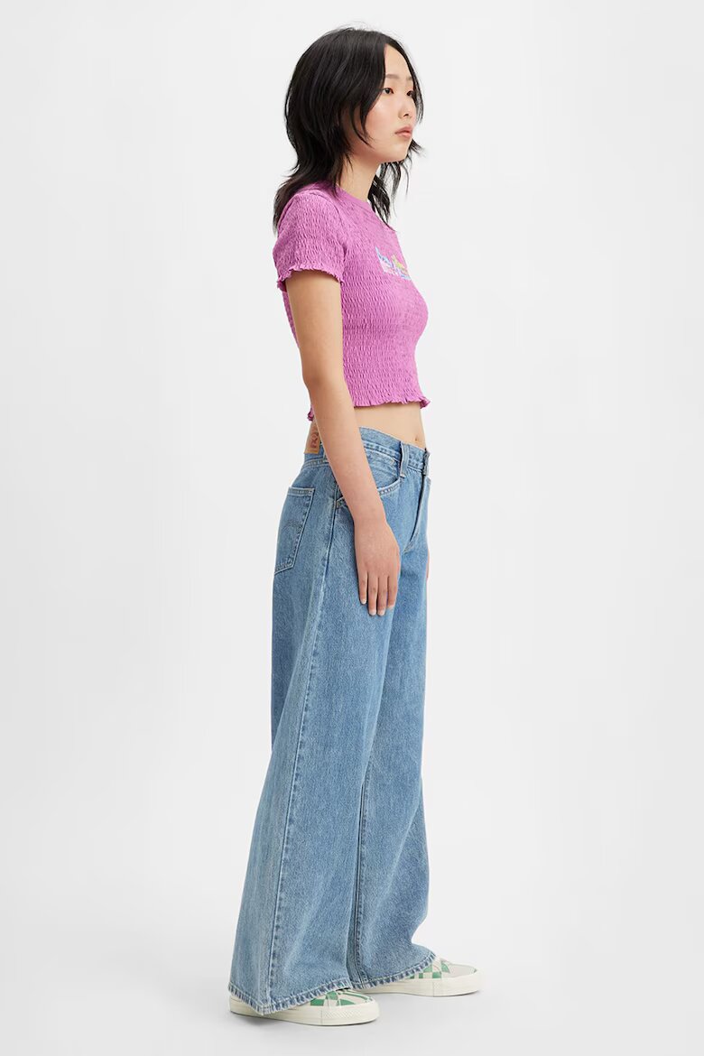 Levi's Дънки Youth с широк крачол Пастелносин