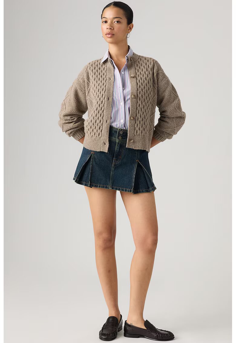Levi's Дънкова пола с плисе