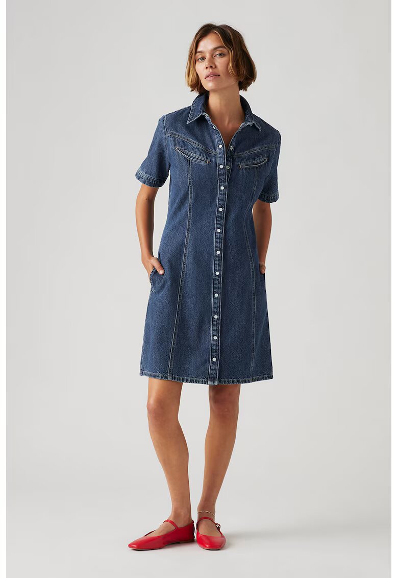 Levi's Дънкова рокля Rinoa с копчета