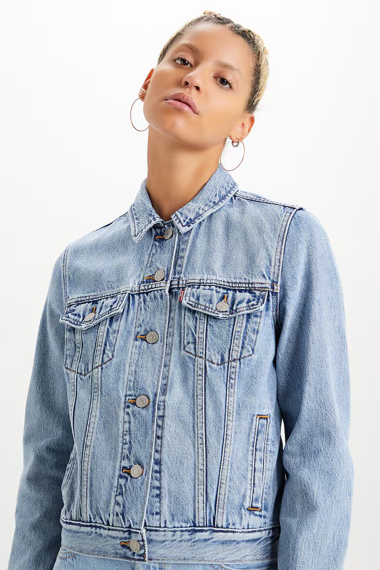 Levi's Дънково яке с копчета Светлосин