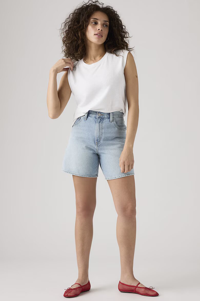 Levi's Къси широки дънки Син
