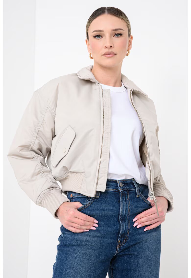 Levi's Късо яке бомбър - Слонова кост