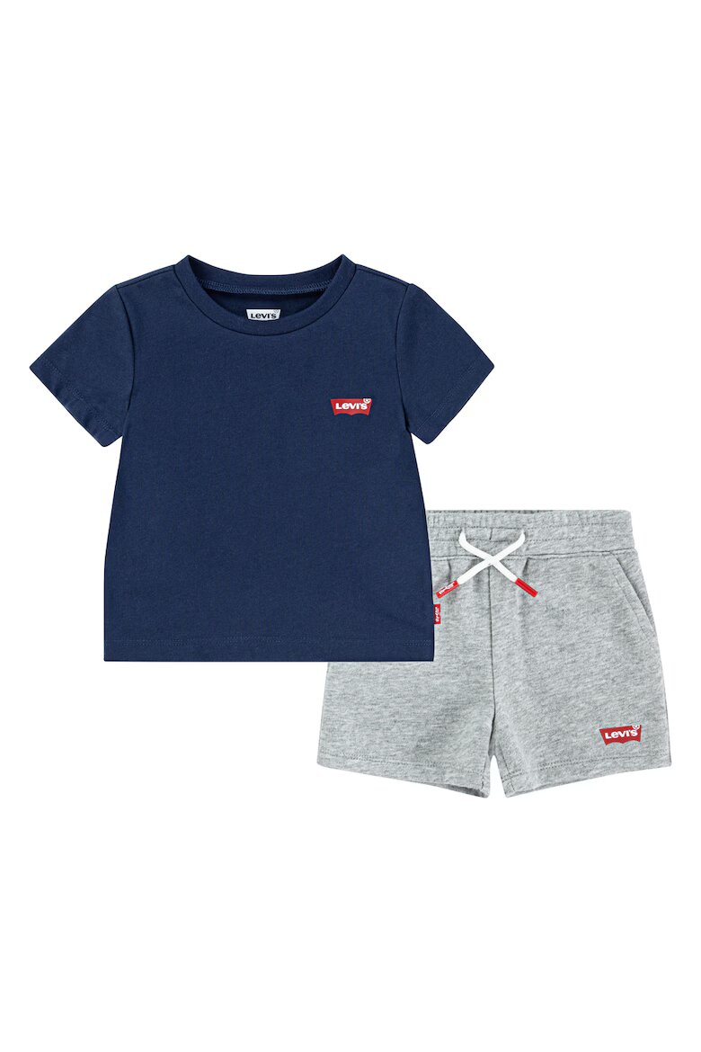 Levi's Комплект с лого - 2 части Тъмносин/Светлосив меланж